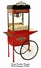 Benchmark USA Street Vendor 8 oz. Popcorn Machine and Antique Trolley combo